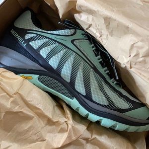 Aqua and Navy Merrell Athletic Shoes